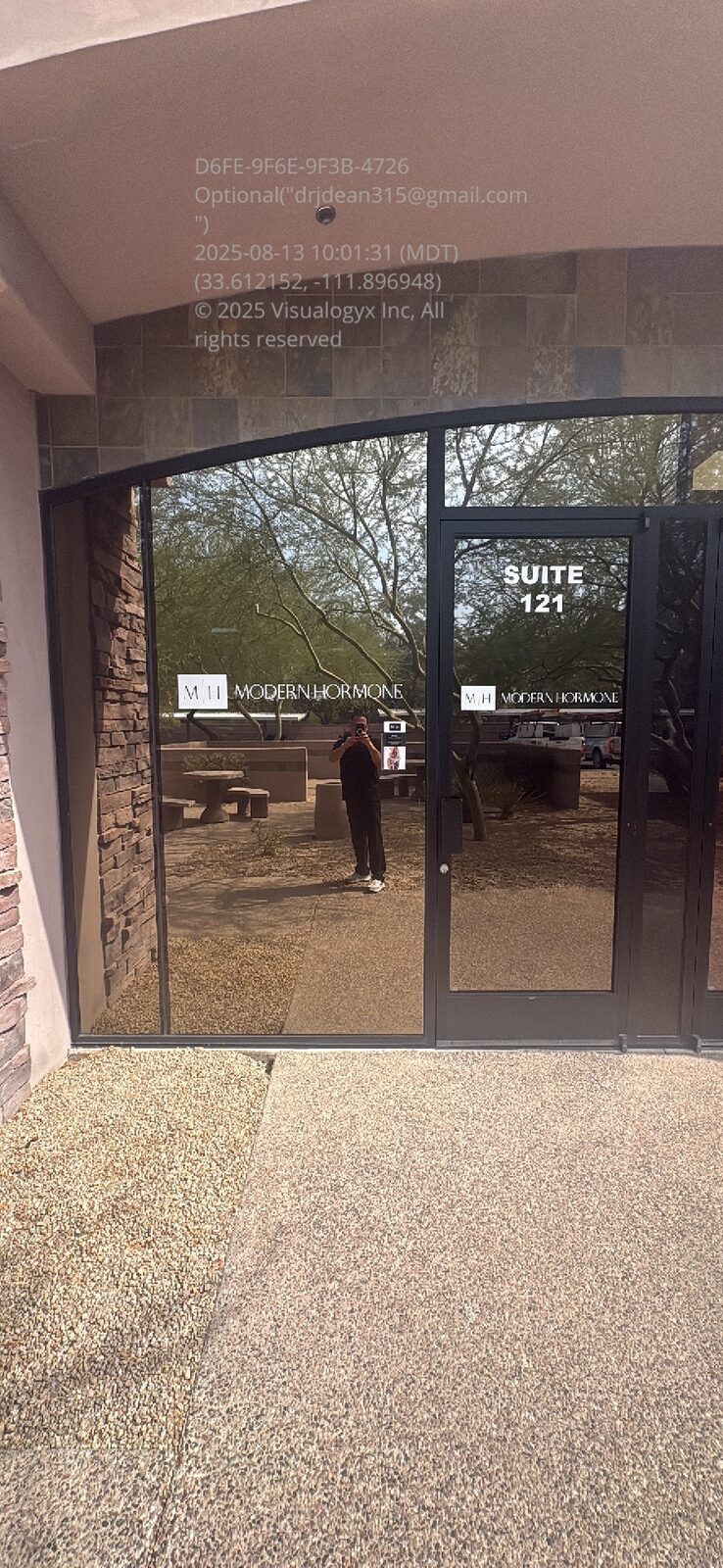 Modern Hormone entrance, Suite 121, Scottsdale